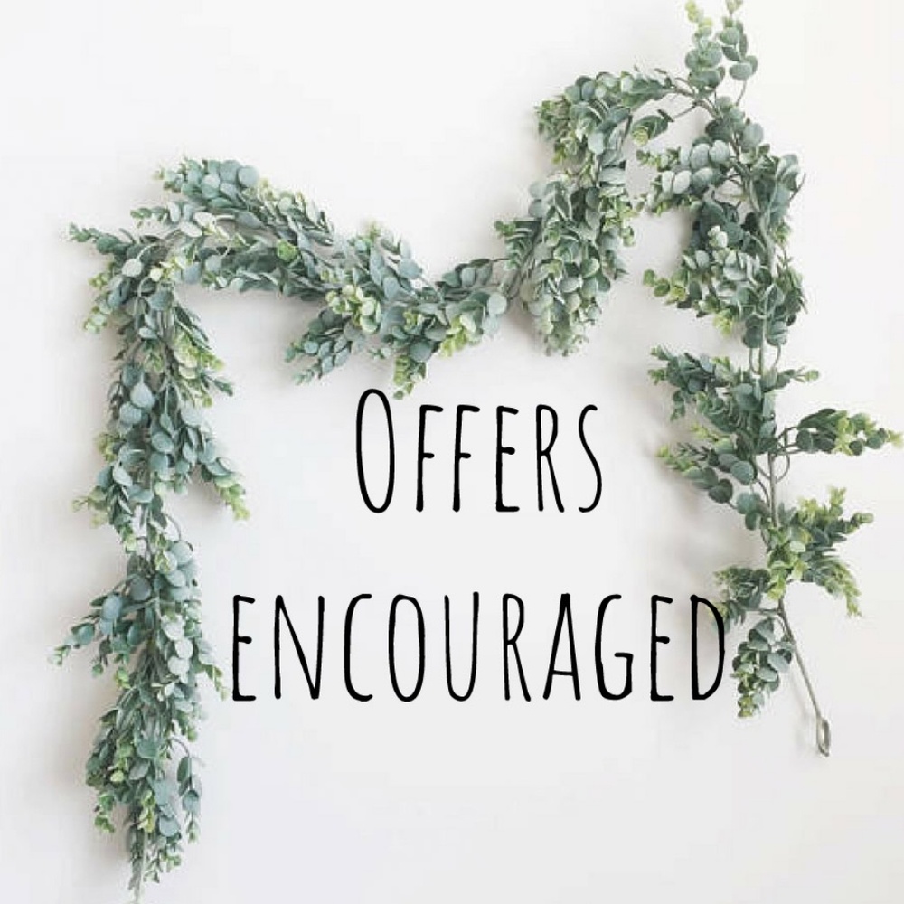 Offers encouraged & welcomed!